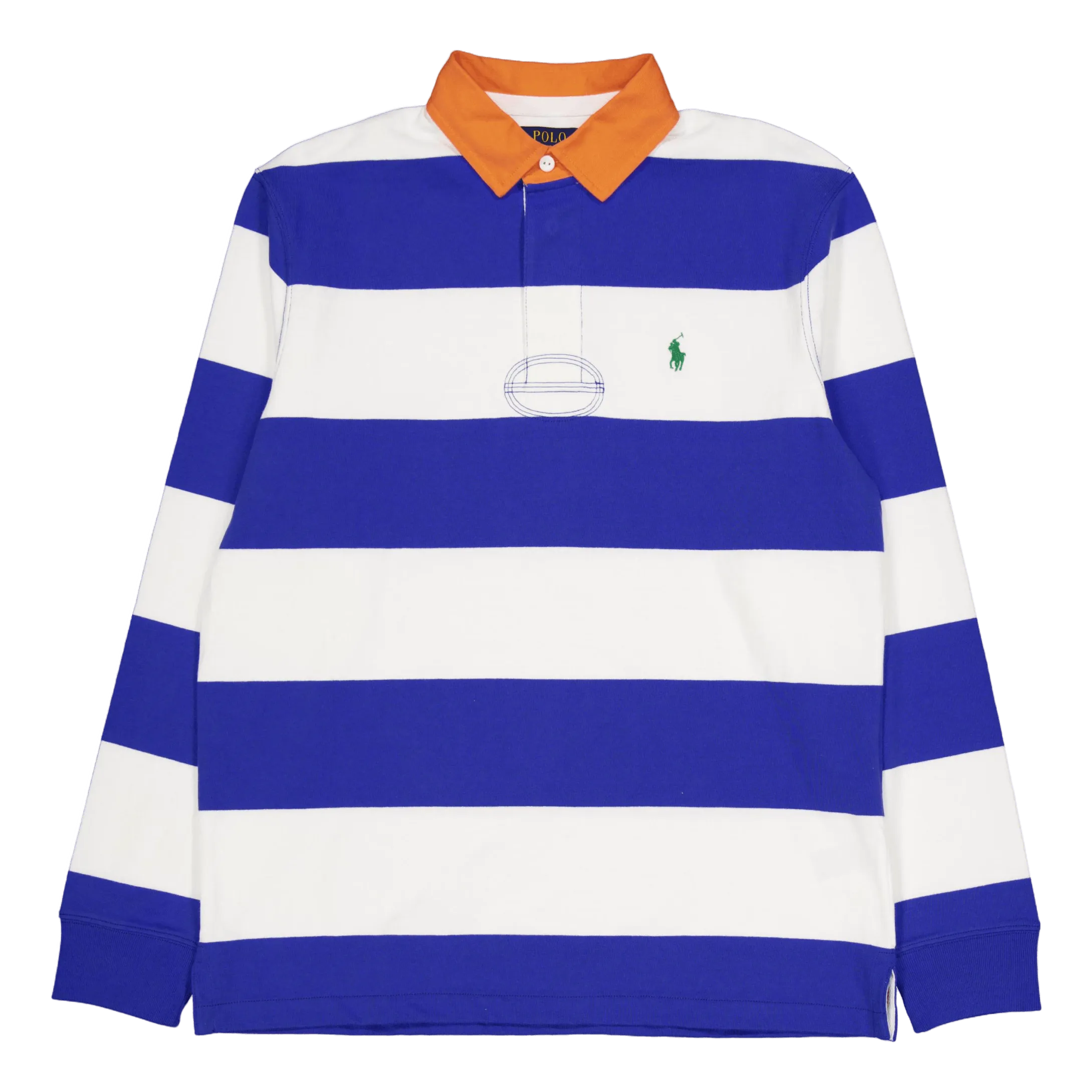 10/1 Jersey-lsl-rug New Iris Blue/white