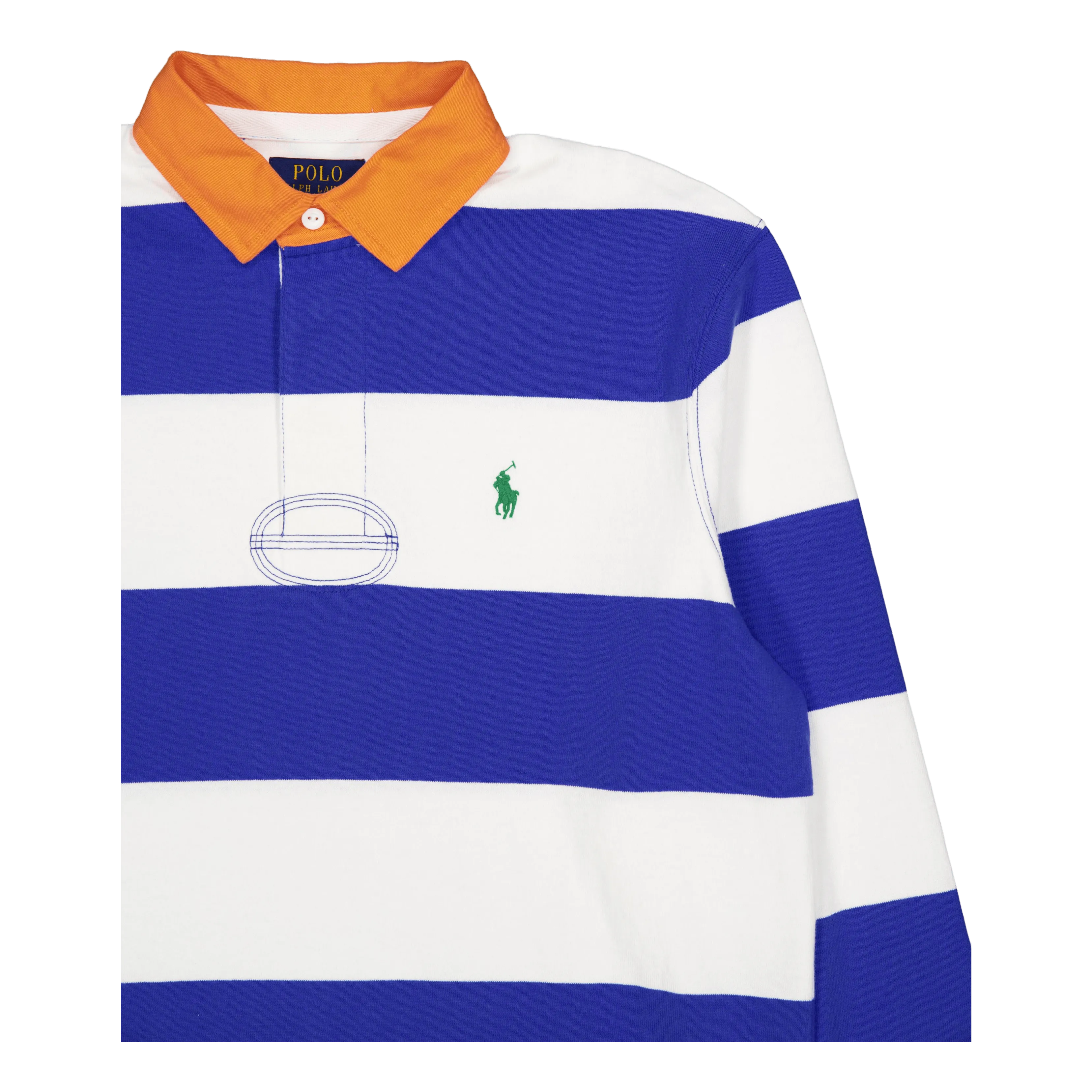 10/1 Jersey-lsl-rug New Iris Blue/white