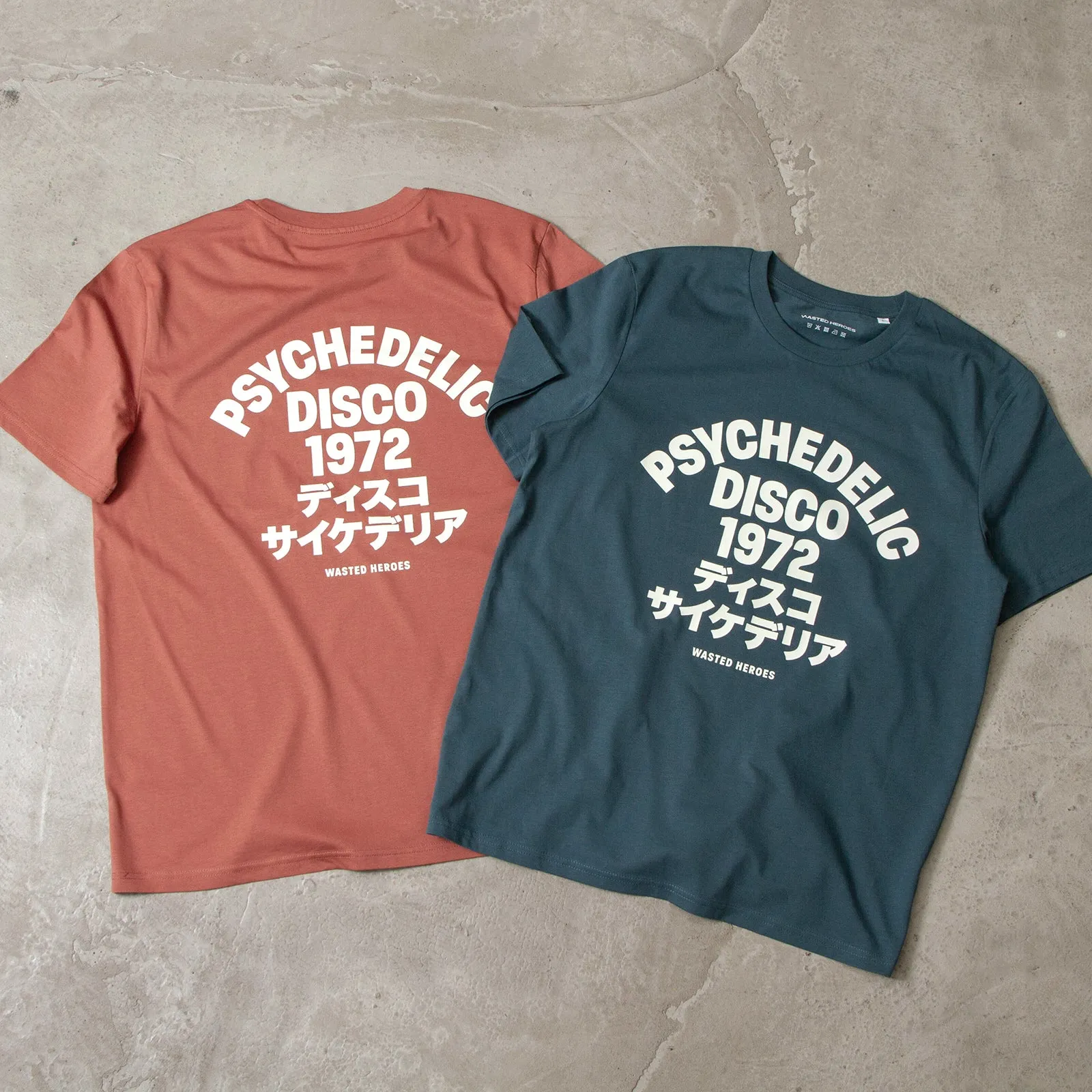 1972 Psychedelic Disco Back Print - Tshirt - Dusk