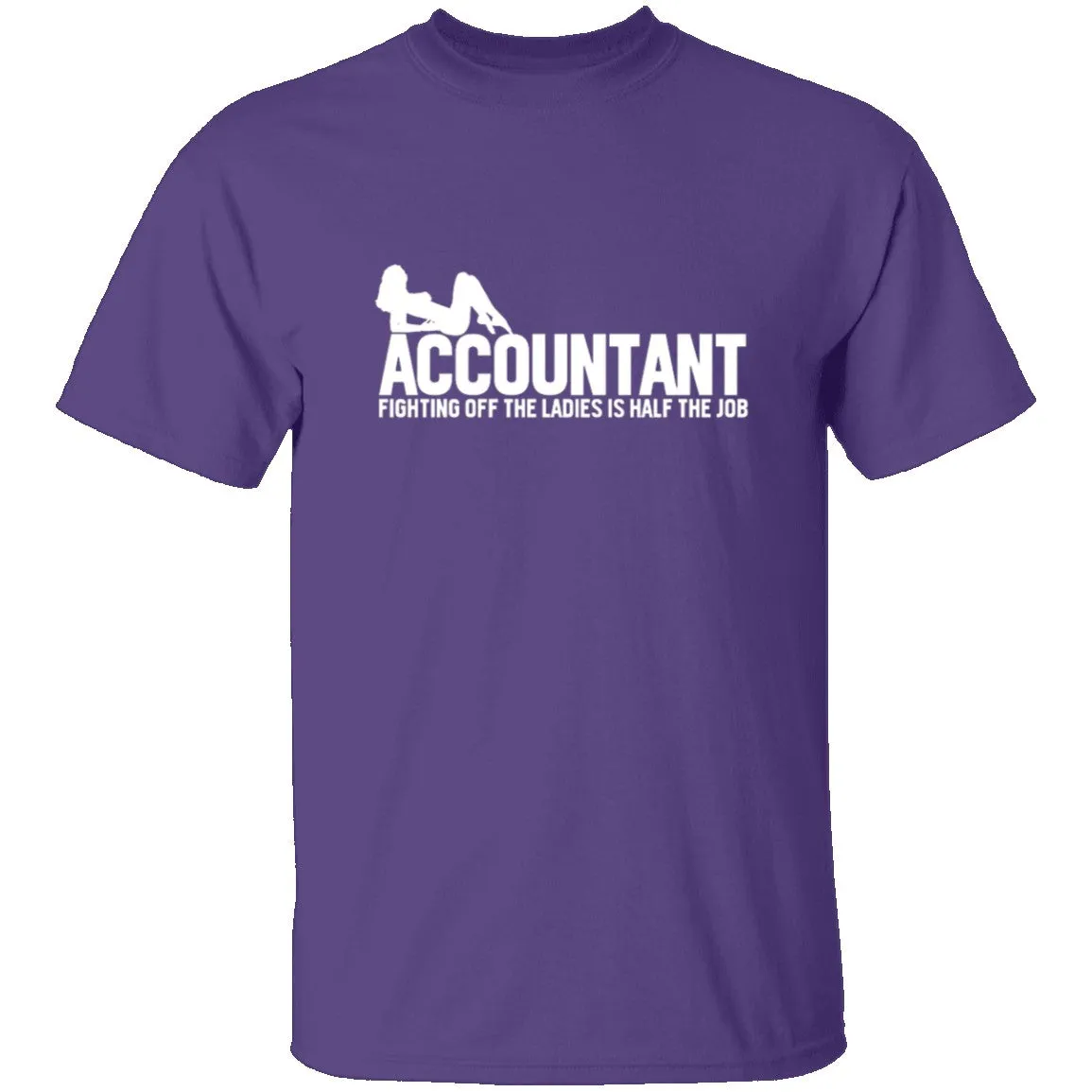 Accountant Fighting Off The Ladies T-Shirt