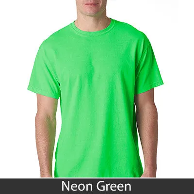 Alpha Gamma Delta Neon Peace Sign Printed Tee - Gildan 500 - CAD