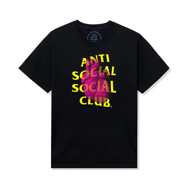 Anti Social Social Club Big Pulse Black Tee