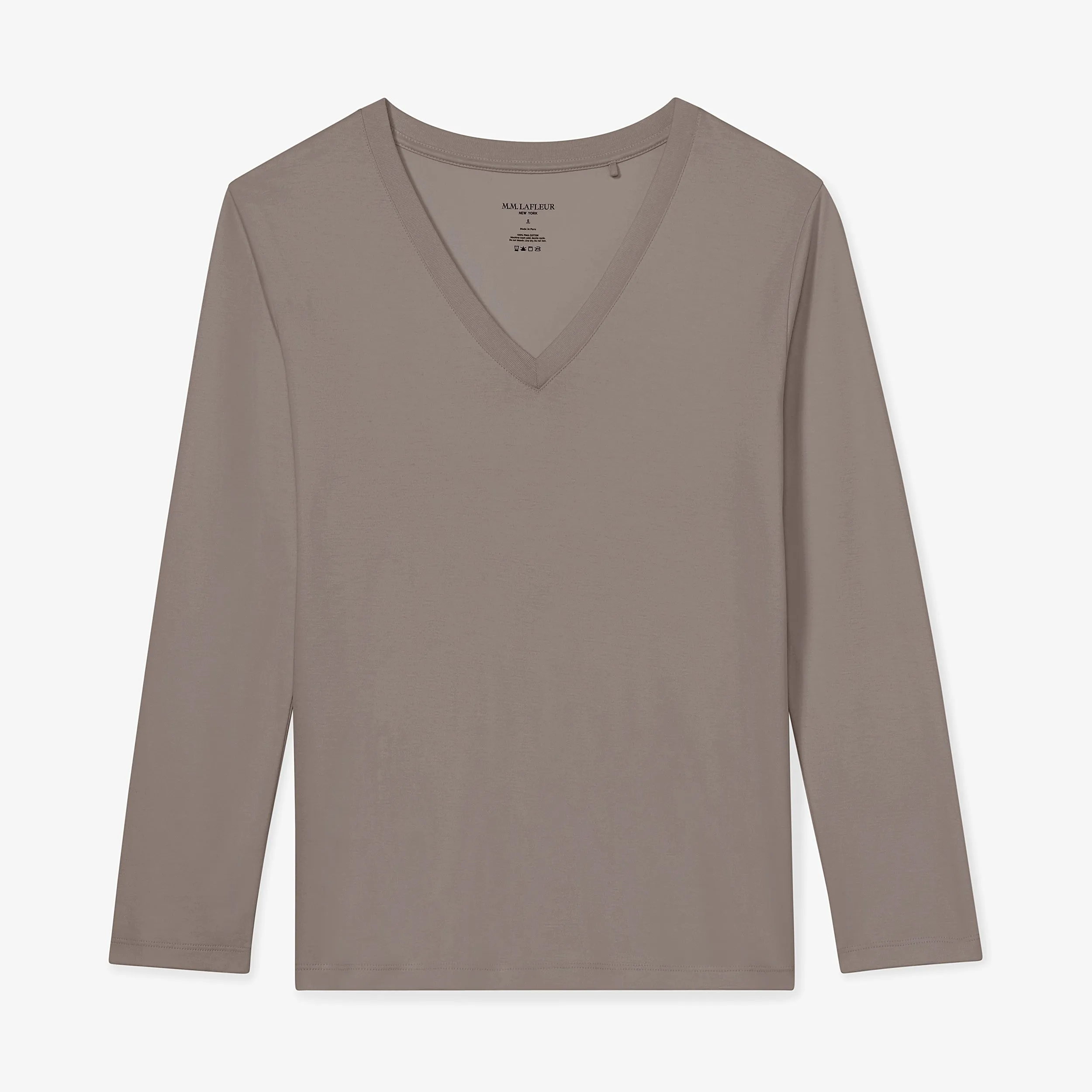 Asher T-Shirt - Pima Cotton :: Pebble