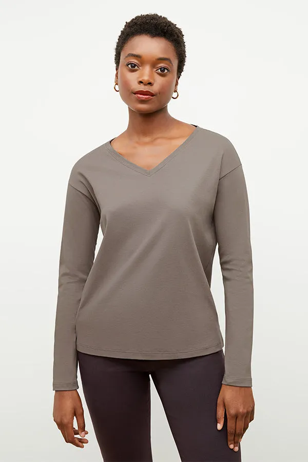 Asher T-Shirt - Pima Cotton :: Pebble