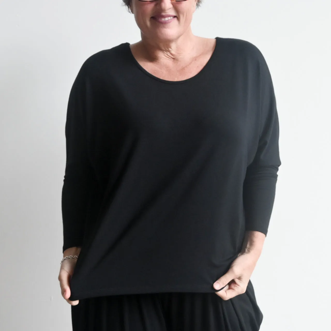 Bamboo Batwing Tee - Long Sleeve