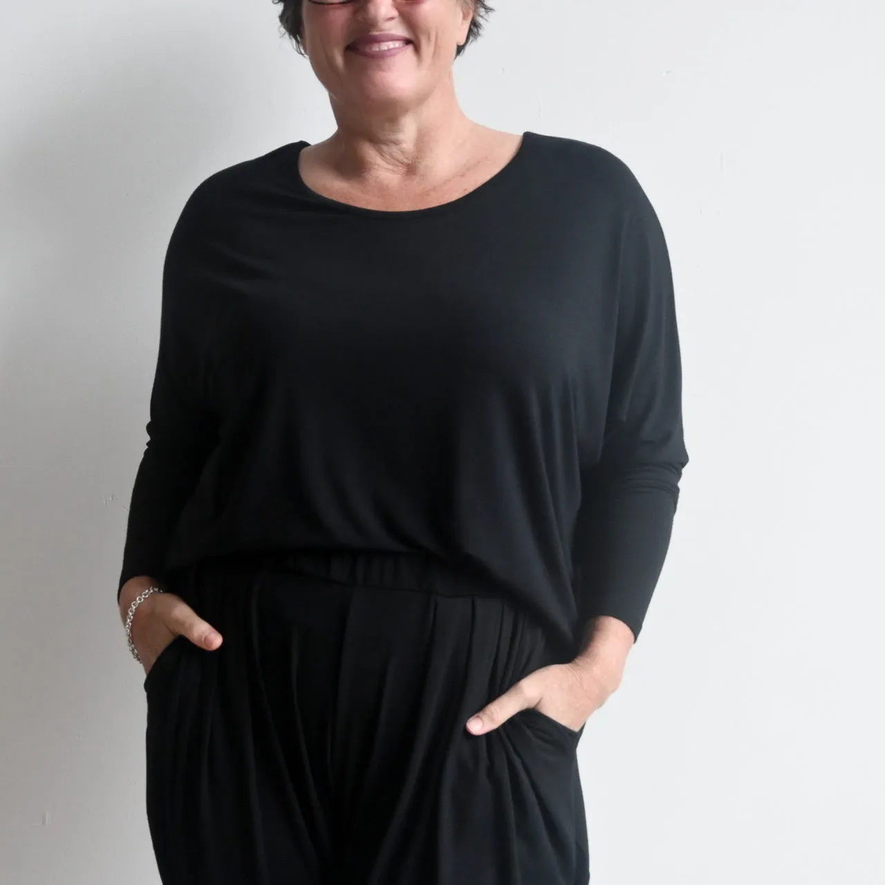 Bamboo Batwing Tee - Long Sleeve