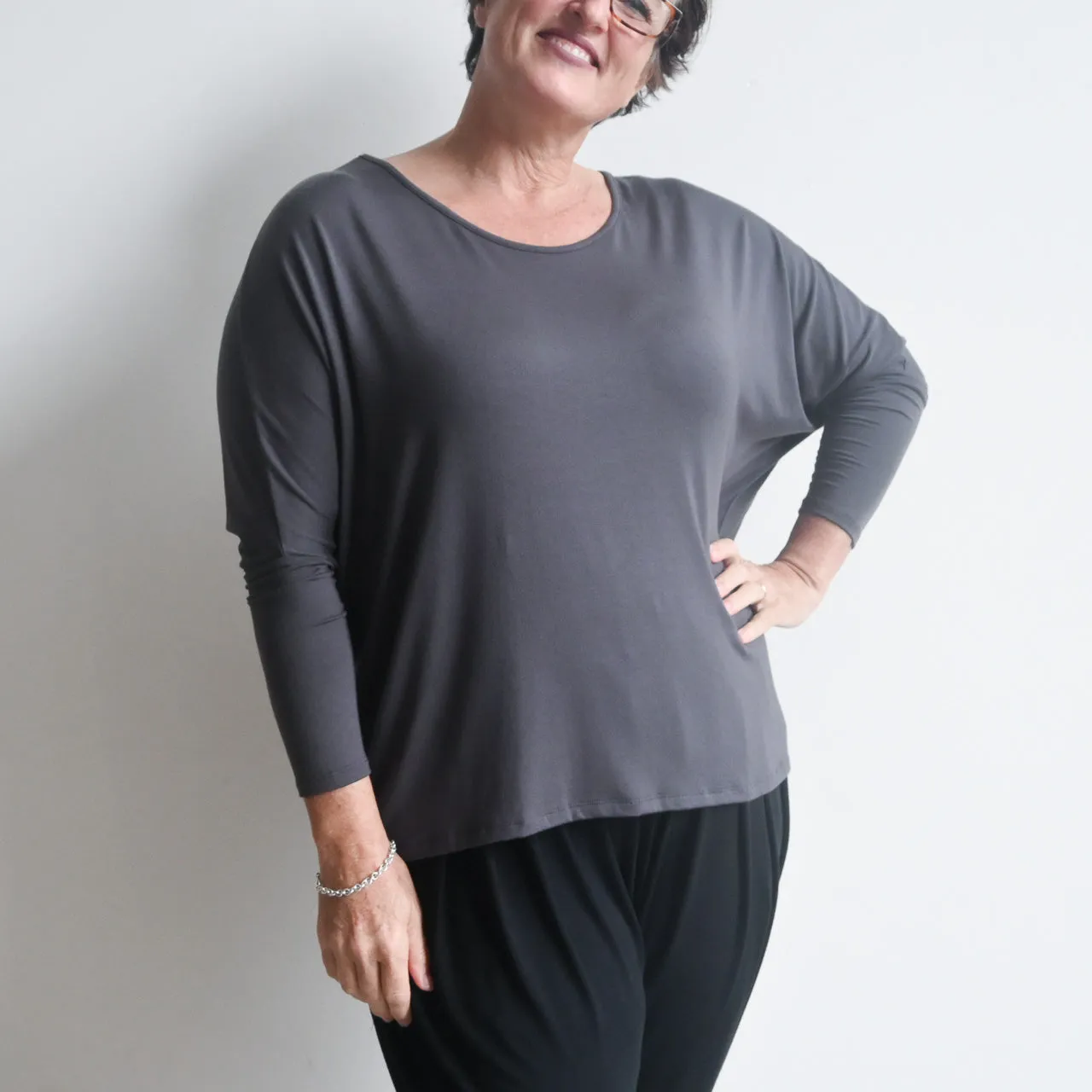Bamboo Batwing Tee - Long Sleeve