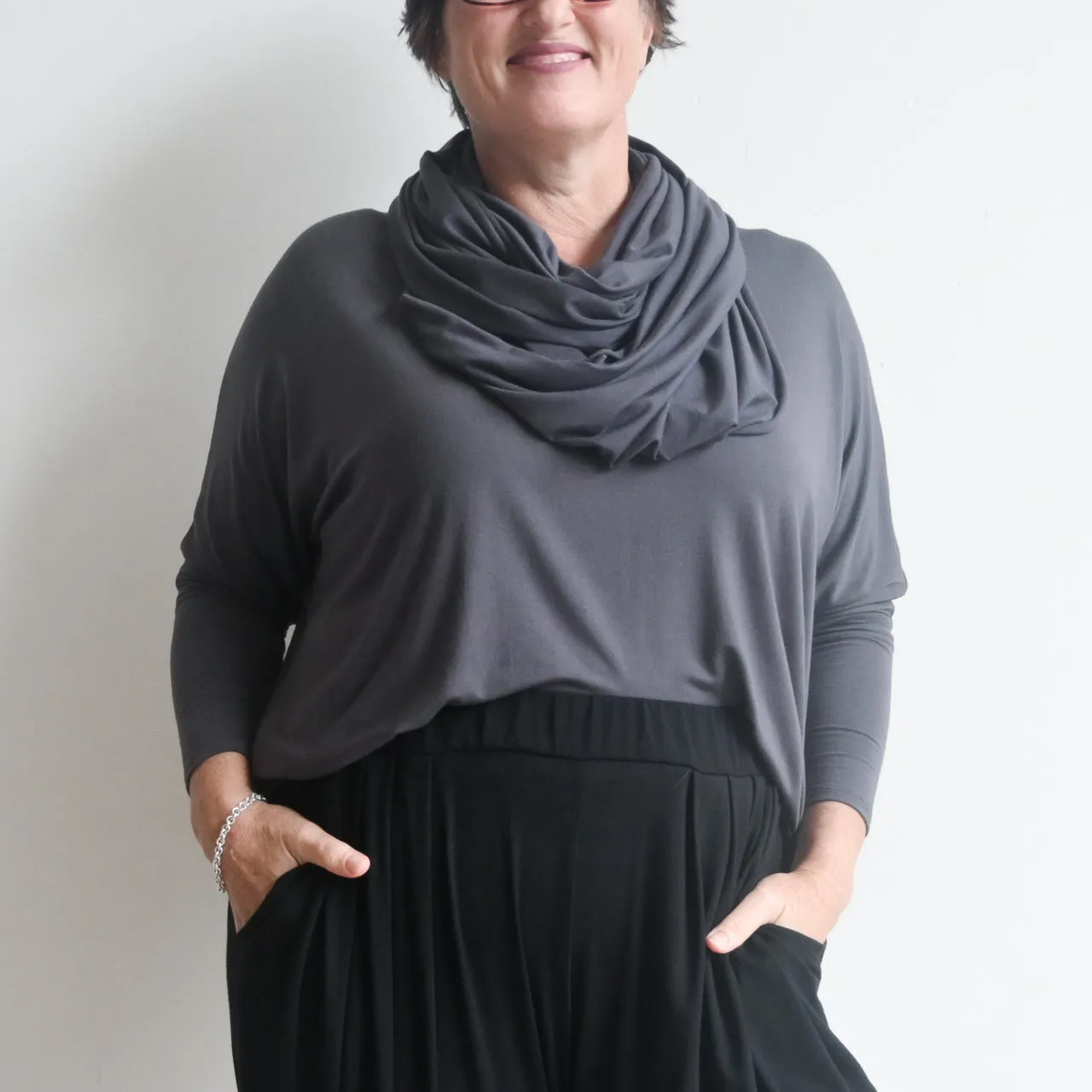 Bamboo Batwing Tee - Long Sleeve