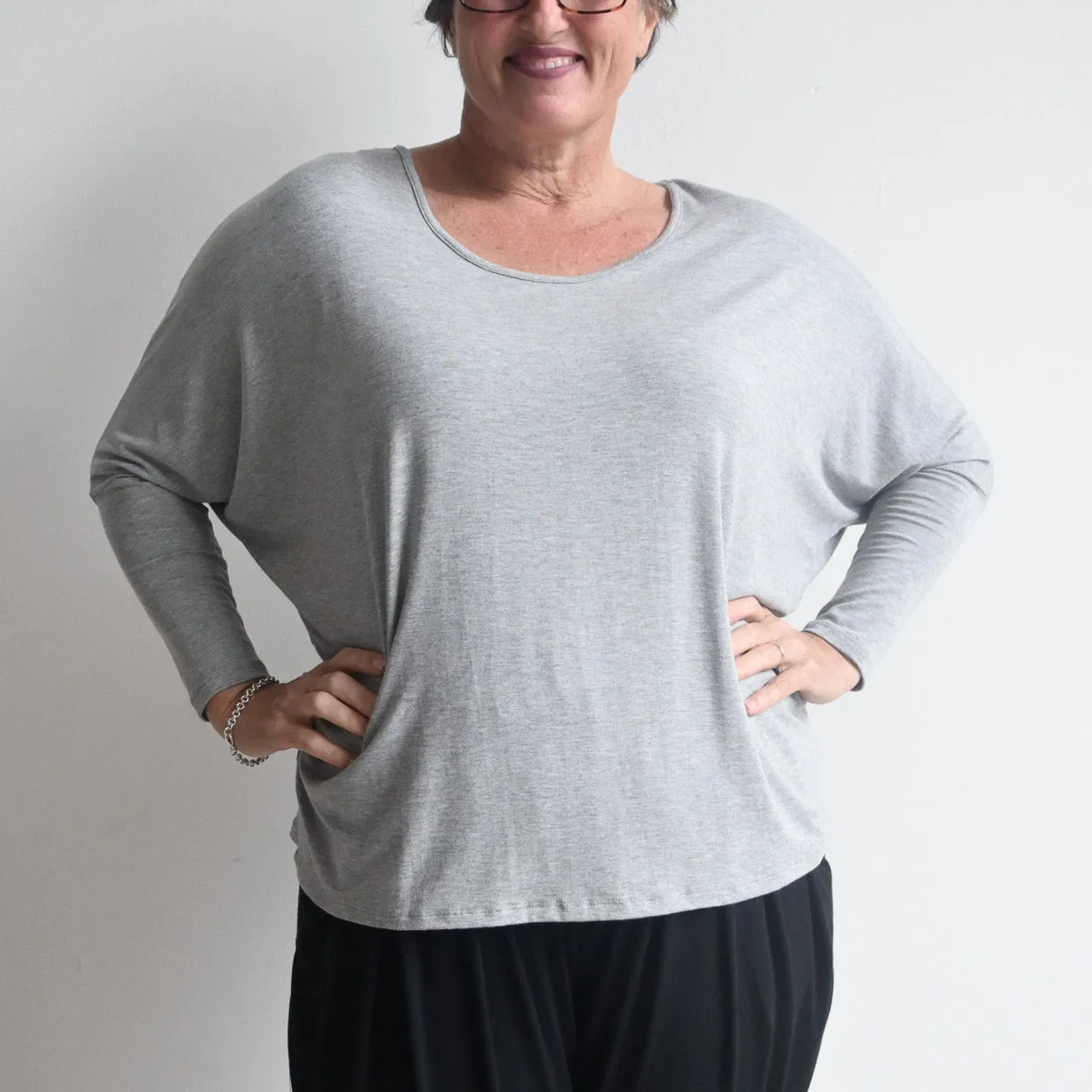 Bamboo Batwing Tee - Long Sleeve