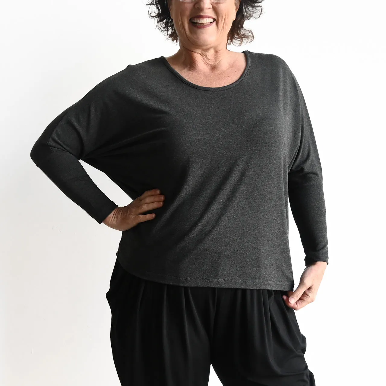 Bamboo Batwing Tee - Long Sleeve