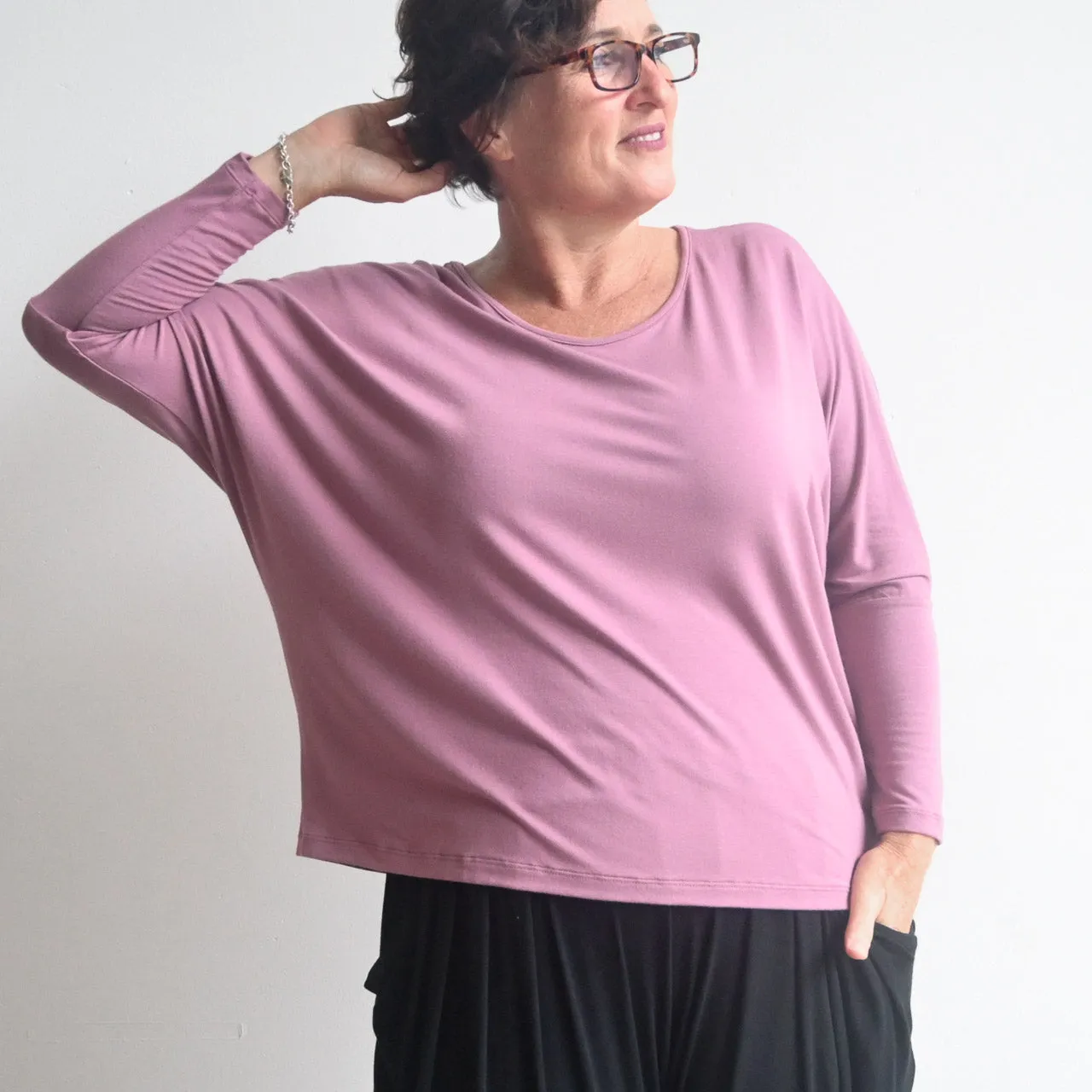 Bamboo Batwing Tee - Long Sleeve