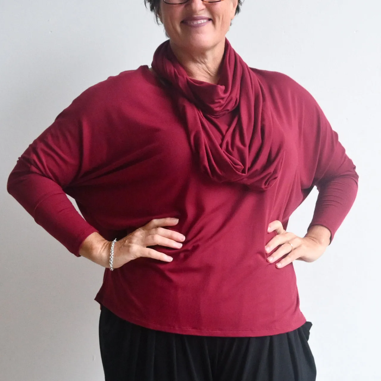 Bamboo Batwing Tee - Long Sleeve