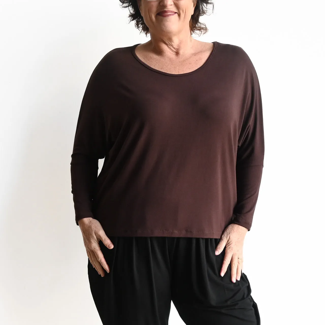 Bamboo Batwing Tee - Long Sleeve