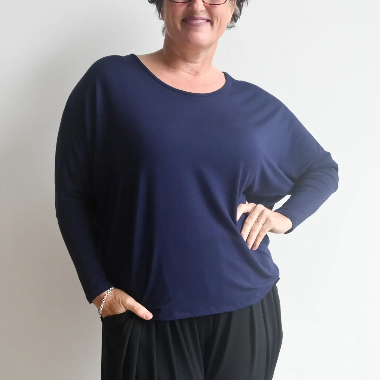 Bamboo Batwing Tee - Long Sleeve