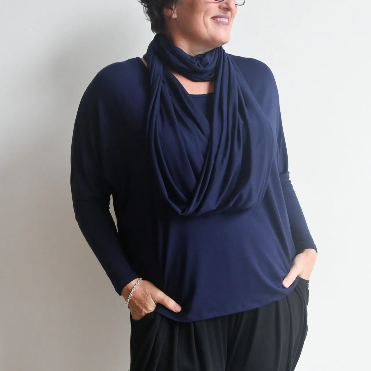 Bamboo Batwing Tee - Long Sleeve