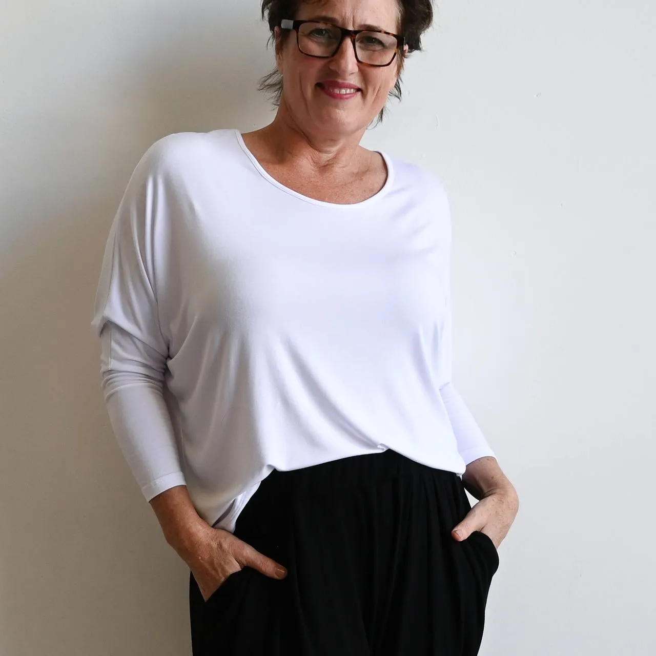Bamboo Batwing Tee - Long Sleeve
