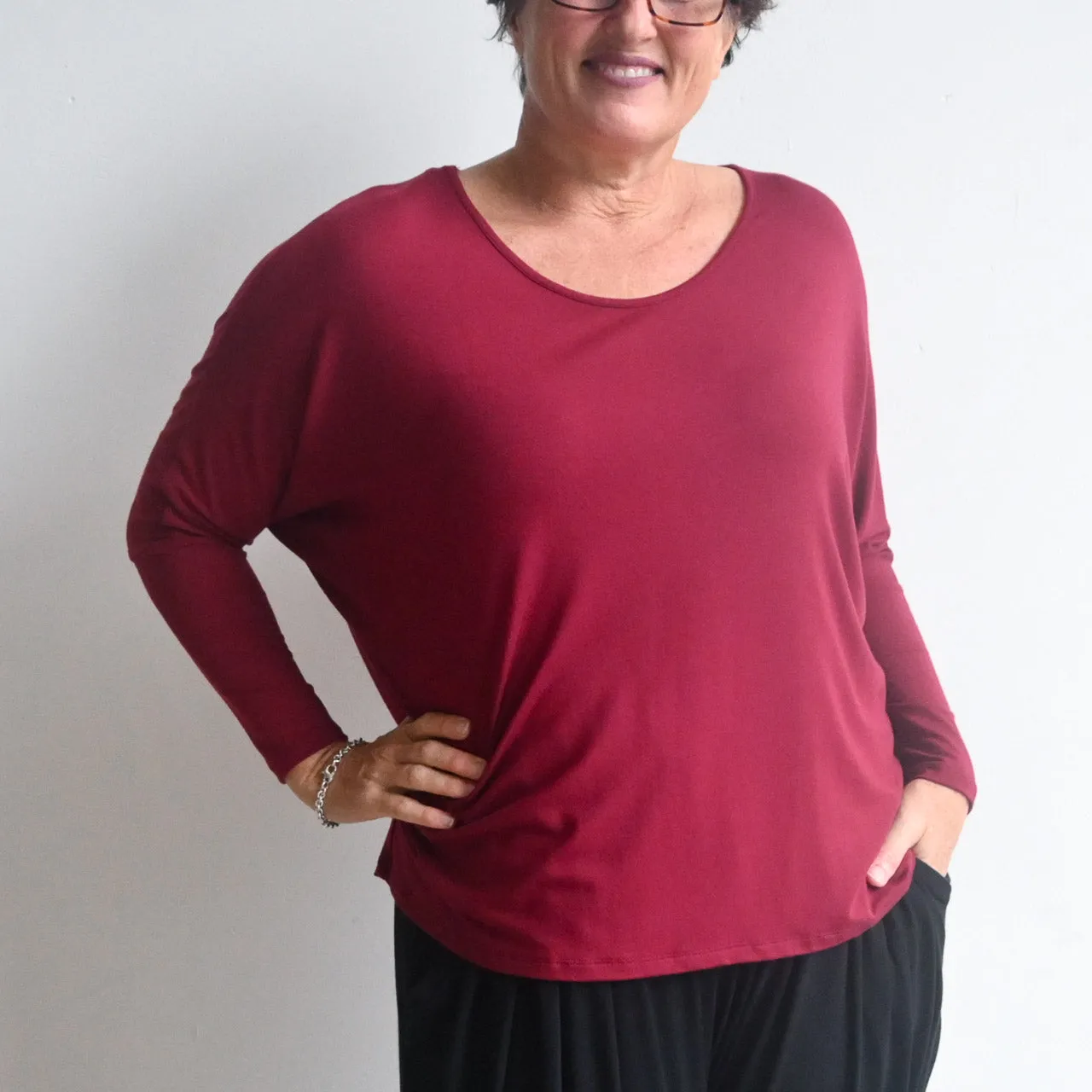 Bamboo Batwing Tee - Long Sleeve
