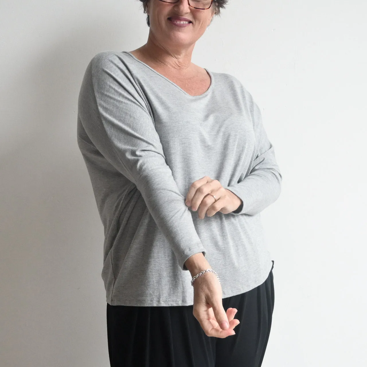Bamboo Batwing Tee - Long Sleeve