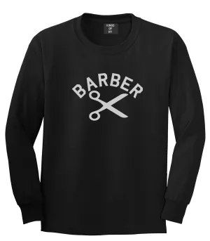 Barber Scissors Mens Long Sleeve T-Shirt