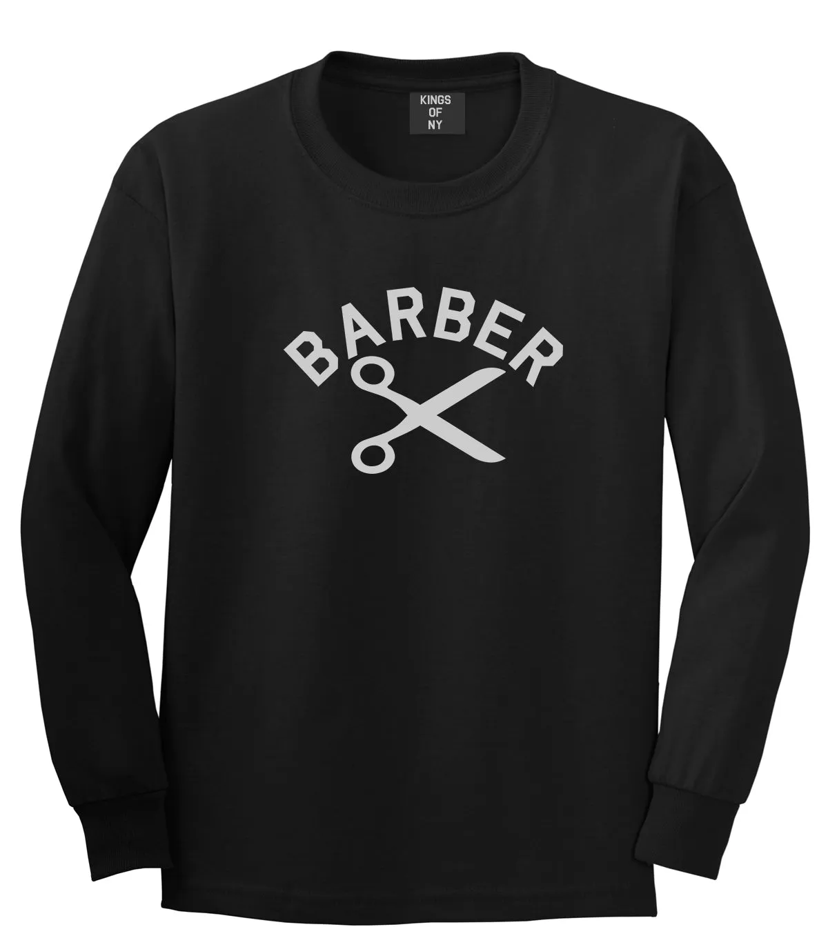 Barber Scissors Mens Long Sleeve T-Shirt