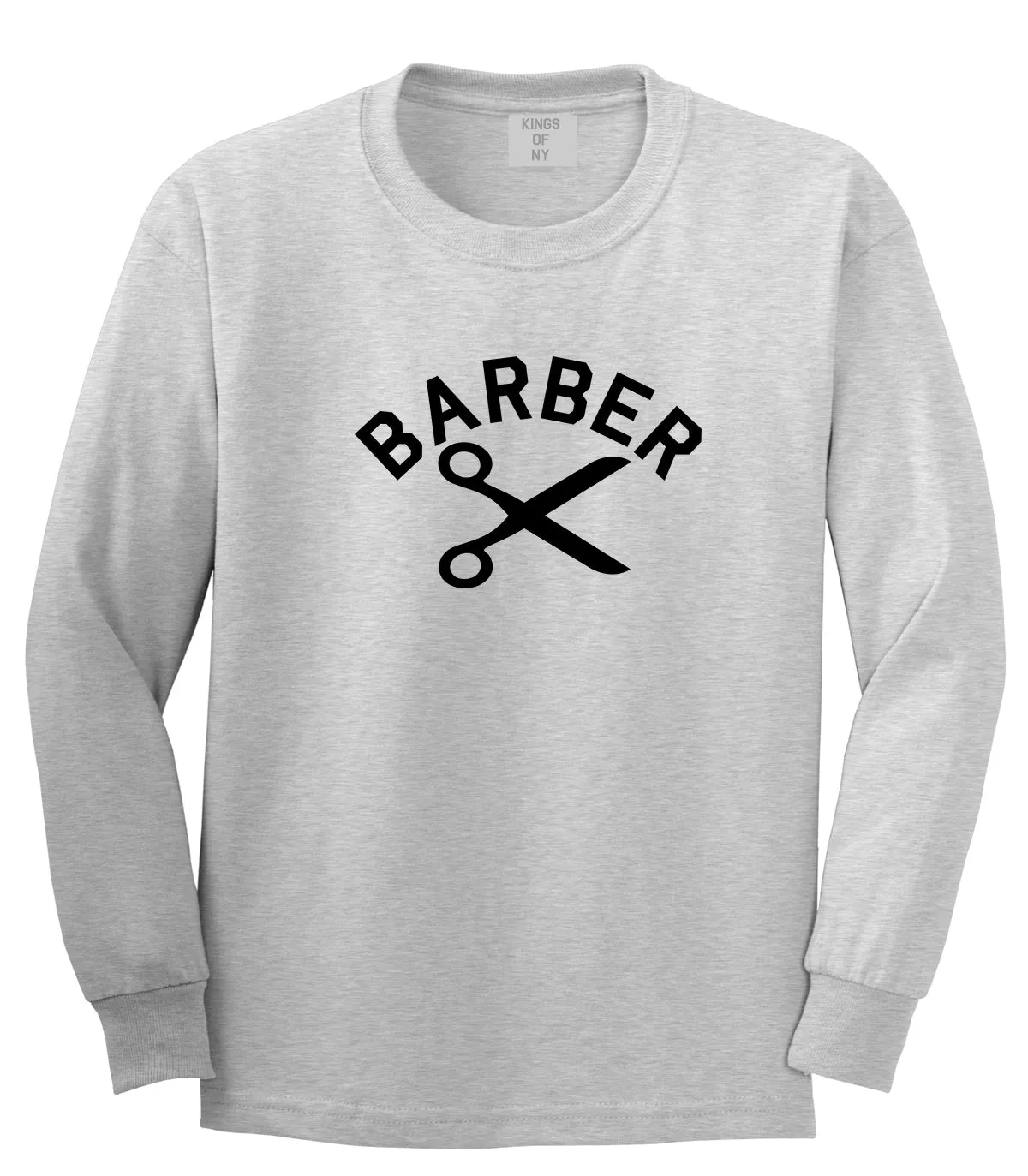 Barber Scissors Mens Long Sleeve T-Shirt