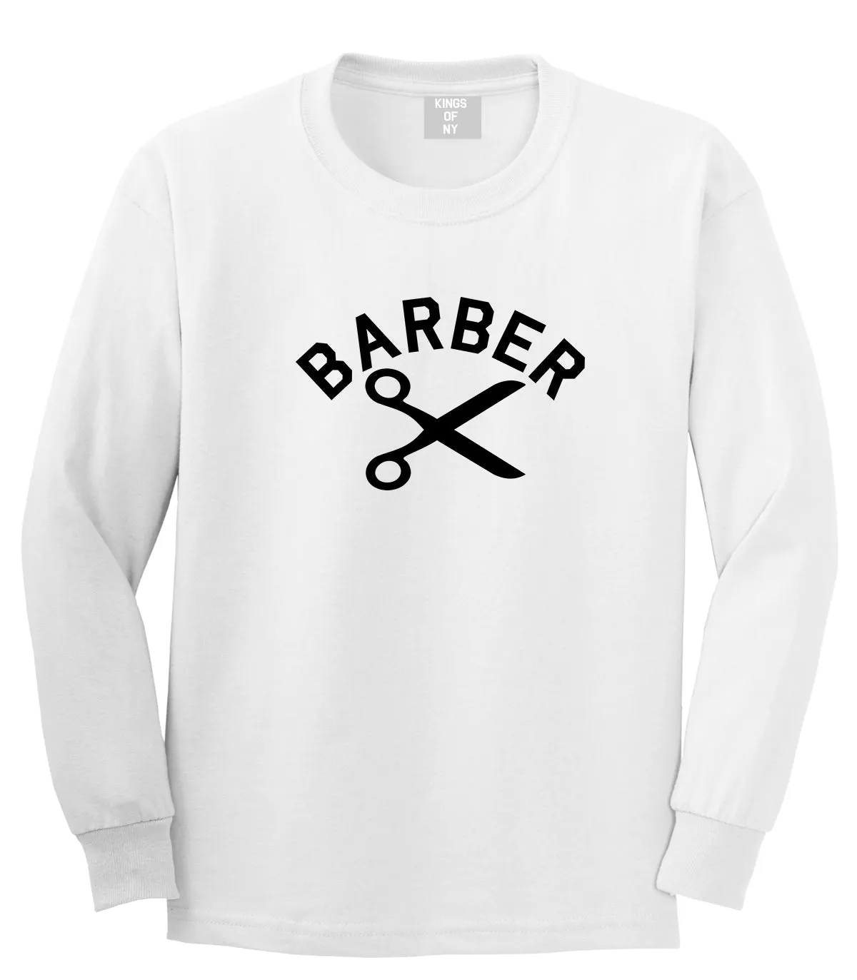 Barber Scissors Mens Long Sleeve T-Shirt