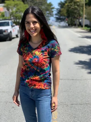 Barefoot Lazer Ladies V Neck #3