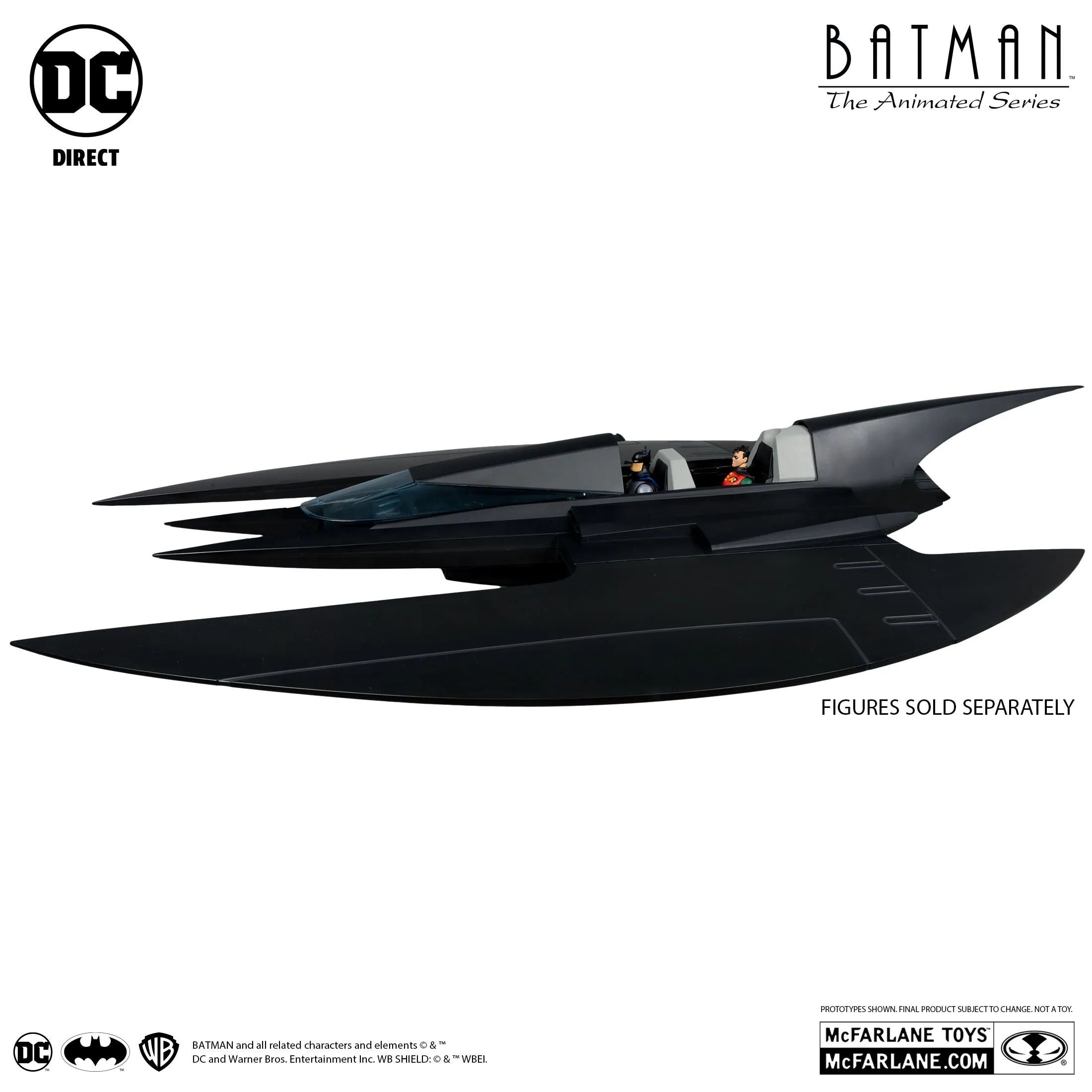 Batwing (Batman: The Animated Series) Action Figure Vehicle - McFarlane Toys