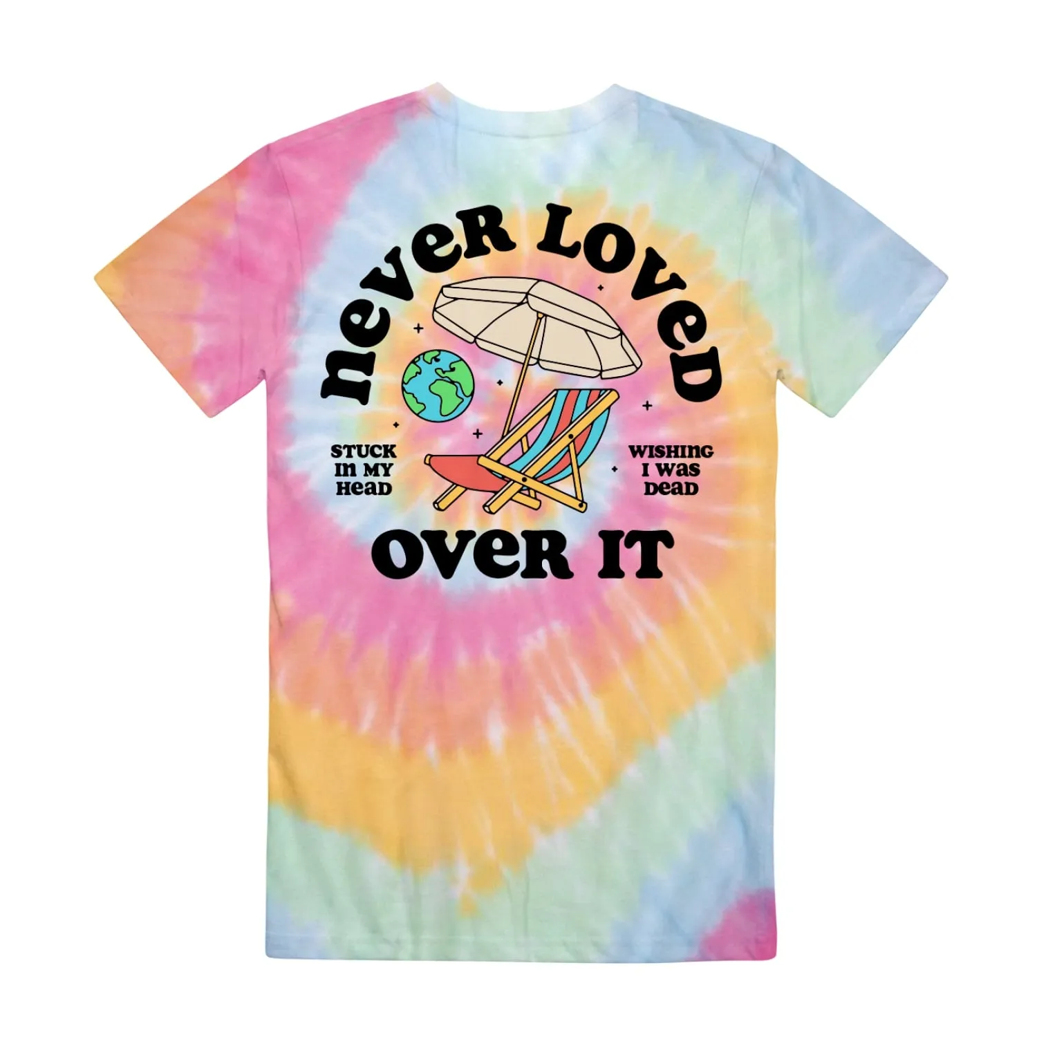 Beach Chair • Multi-Color Tie Dye • T-Shirt