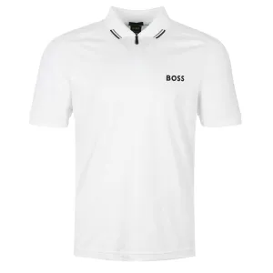 BOSS Philix MB 3 Polo Shirt in White