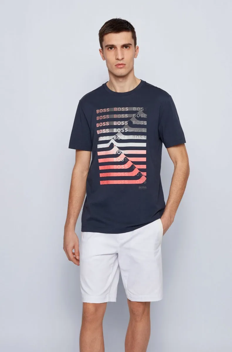 BOSS Teeonic T-Shirt in Navy