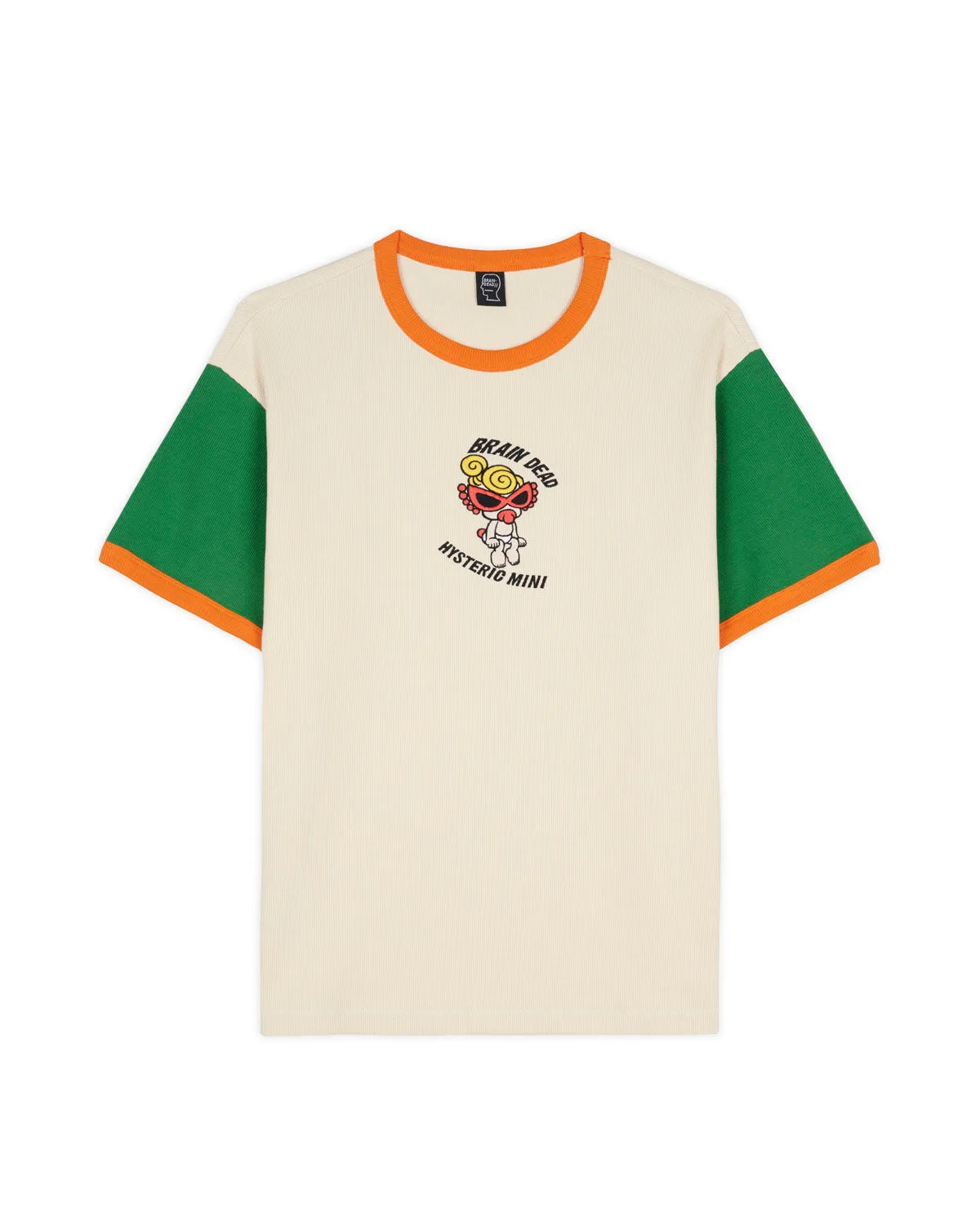 Brain Dead x Hysteric Mini Ribbed Ringer T-shirt - Natural