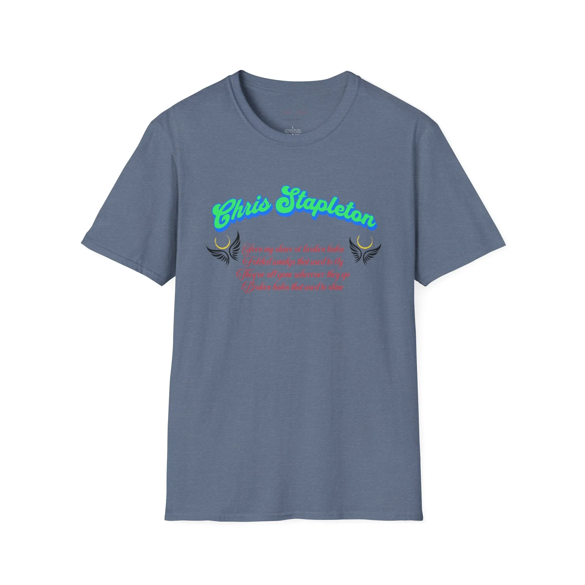 Broken Halos T Shirt, Country Shirt, Tour Shirt, Festival Tee, Streetwear shirt, Western T-shirt