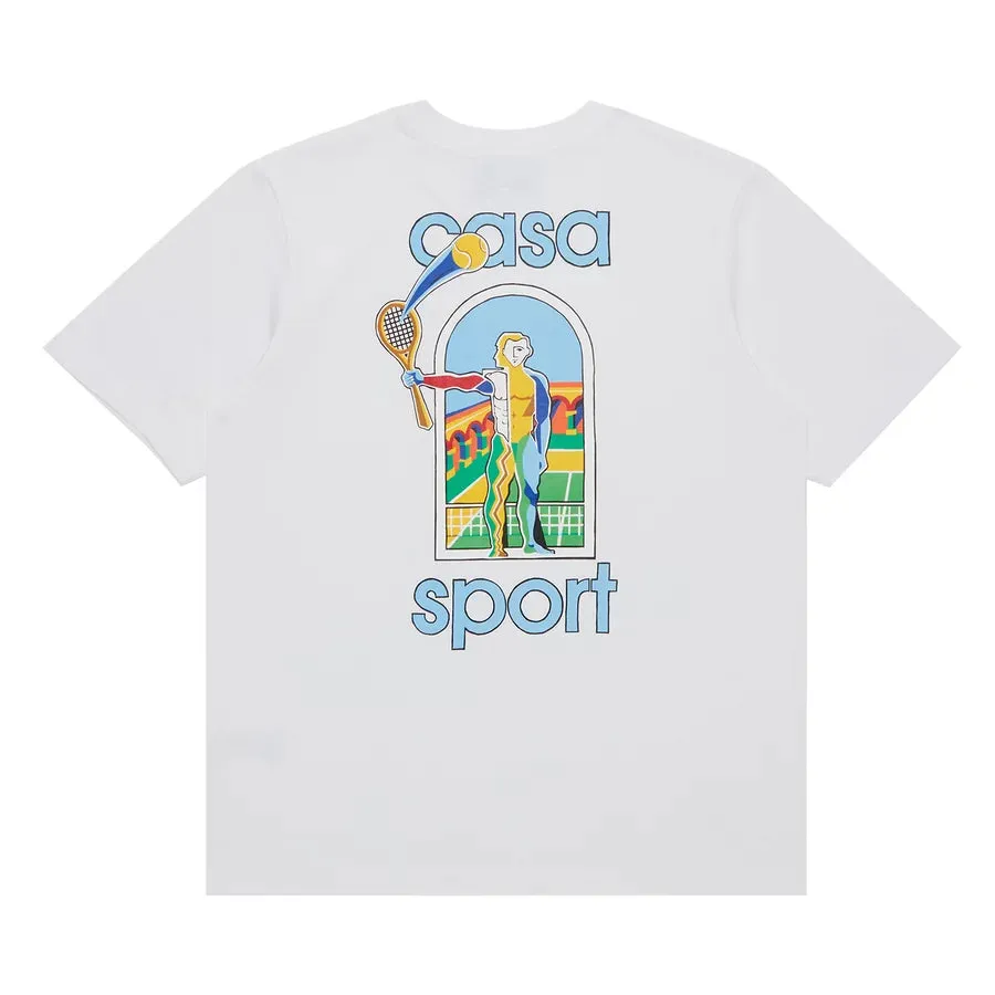 Casablanca Le Jeu Colore Printed T-Shirt 'White'
