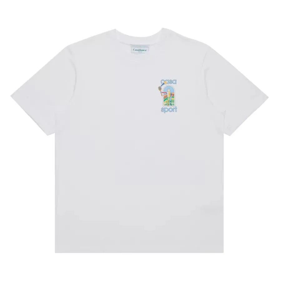 Casablanca Le Jeu Colore Printed T-Shirt 'White'