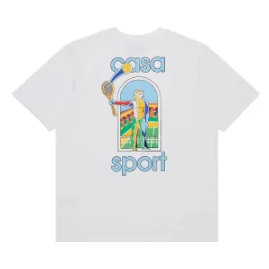 Casablanca Le Jeu Colore Printed T-Shirt 'White'