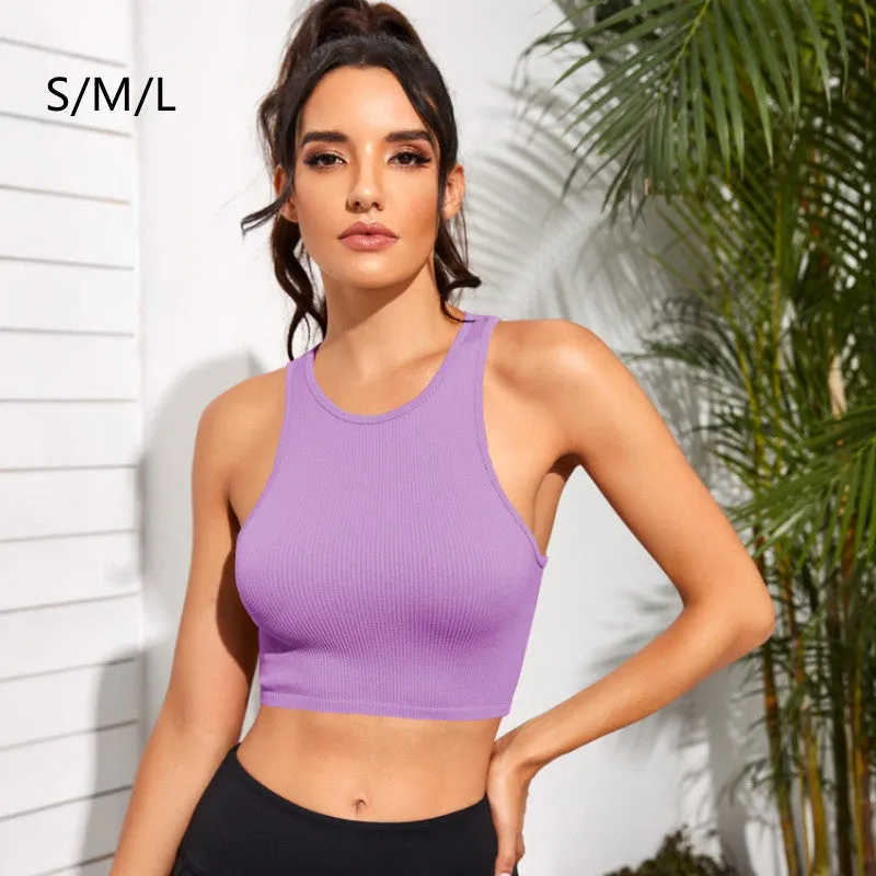 Casual Fashion Solid Color Tank Top T-Shirt（AY1810）