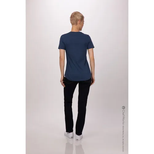Chef Works SHT01WBLU3XL Cook's Shirt