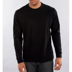 Citylab Fitted Long Sleeve Crewneck Shirt (Black) 0209R