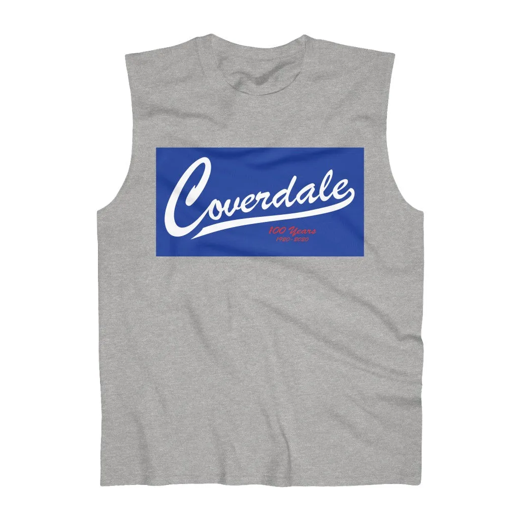 Coverdale Blue Logo Ultra Cotton Sleeveless Tank