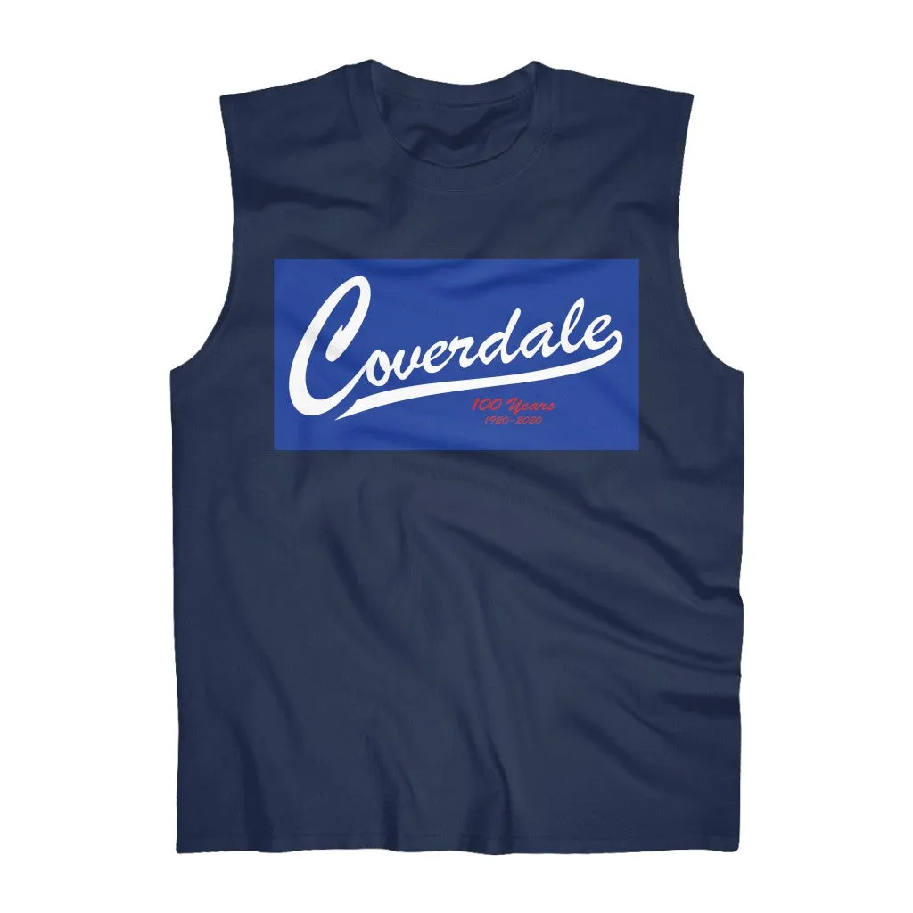 Coverdale Blue Logo Ultra Cotton Sleeveless Tank