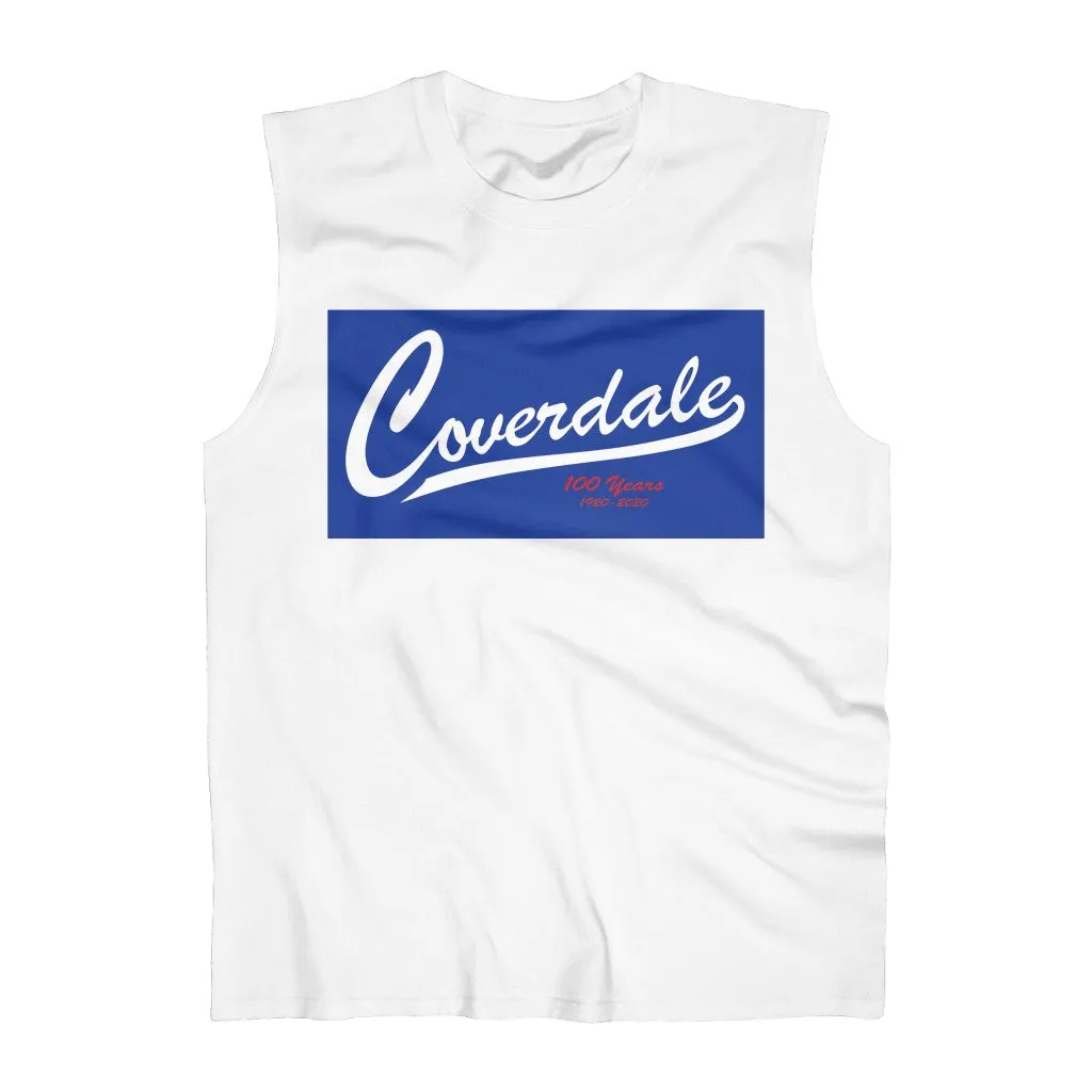 Coverdale Blue Logo Ultra Cotton Sleeveless Tank