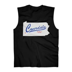 Coverdale State Map Ultra Cotton Sleeveless Tank