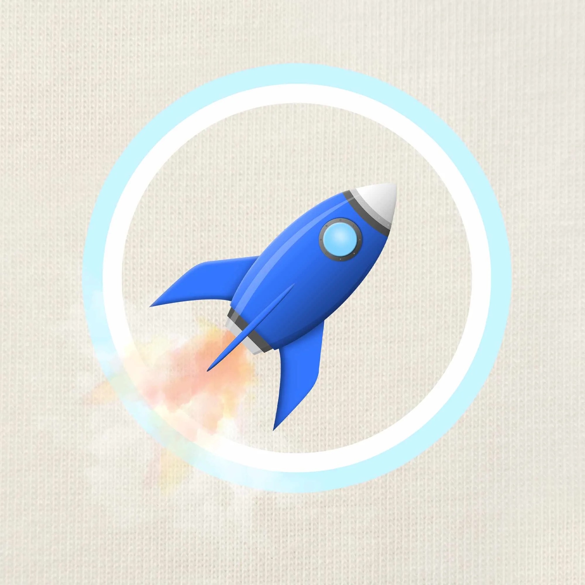 Dalix Blue Rocket Tee