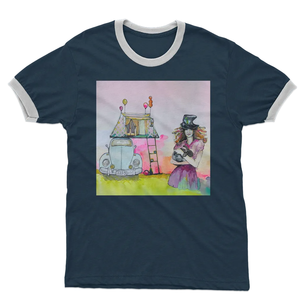 ‘Dream High’
 Adult Ringer T-Shirt