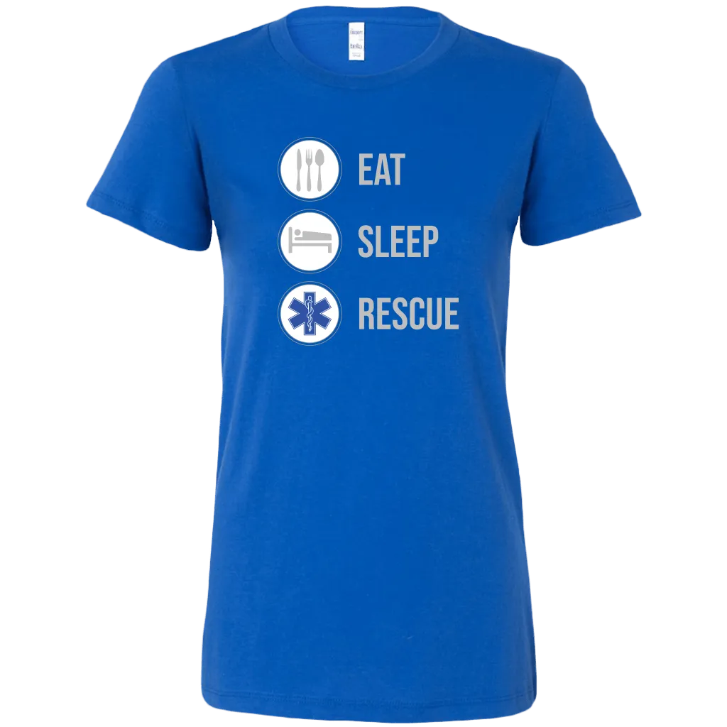 Eat Sleep Rescue EMT Women's T-shirt