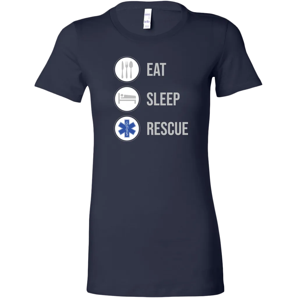 Eat Sleep Rescue EMT Women's T-shirt