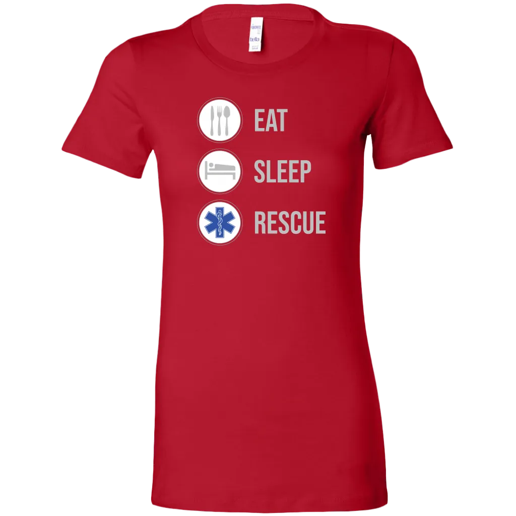 Eat Sleep Rescue EMT Women's T-shirt