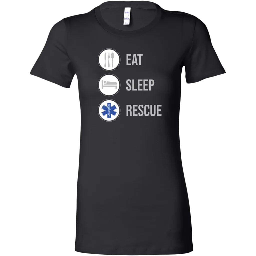 Eat Sleep Rescue EMT Women's T-shirt