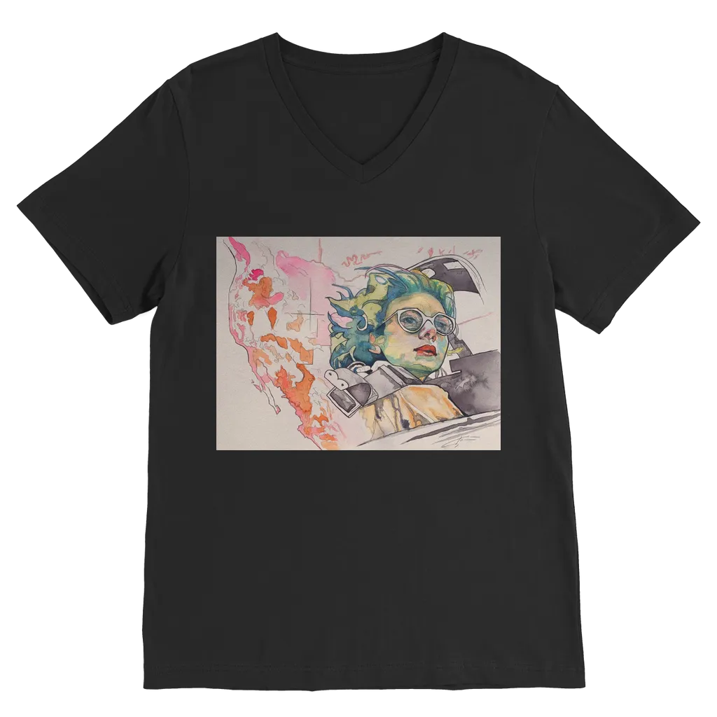 Explore Premium V-Neck T-Shirt